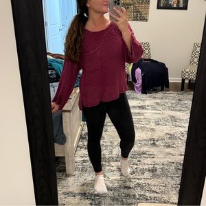 Fuchsia Boutique Sweater W/ Pocket